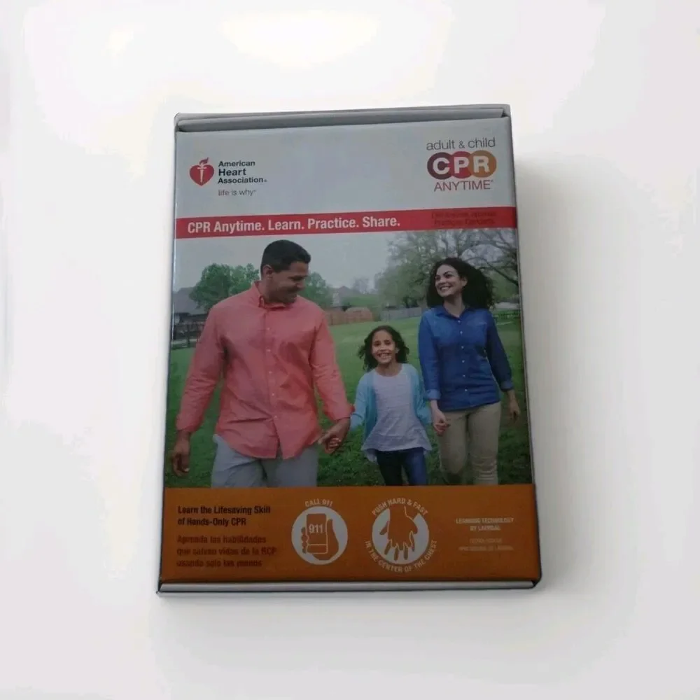 American Heart Association CPR Anytime Learning Kit Adult & Child AHA New